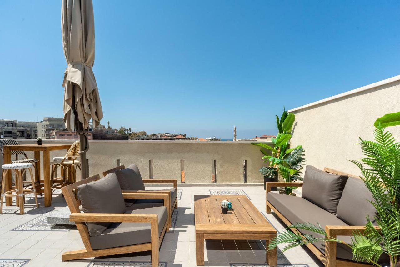 Duplex With Sea View Terrace Above The Flea Market Tel Aviv Eksteriør billede